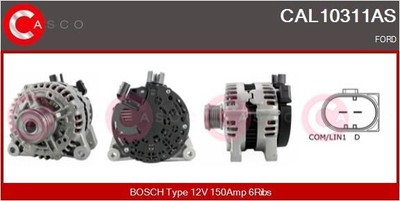 Casco Generator CAL10311AS für FORD