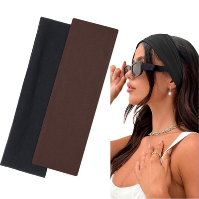Haarband Damen Sport, 7cm Headband Yoga Stirnband Damen Antirutsch Hair Band Haa