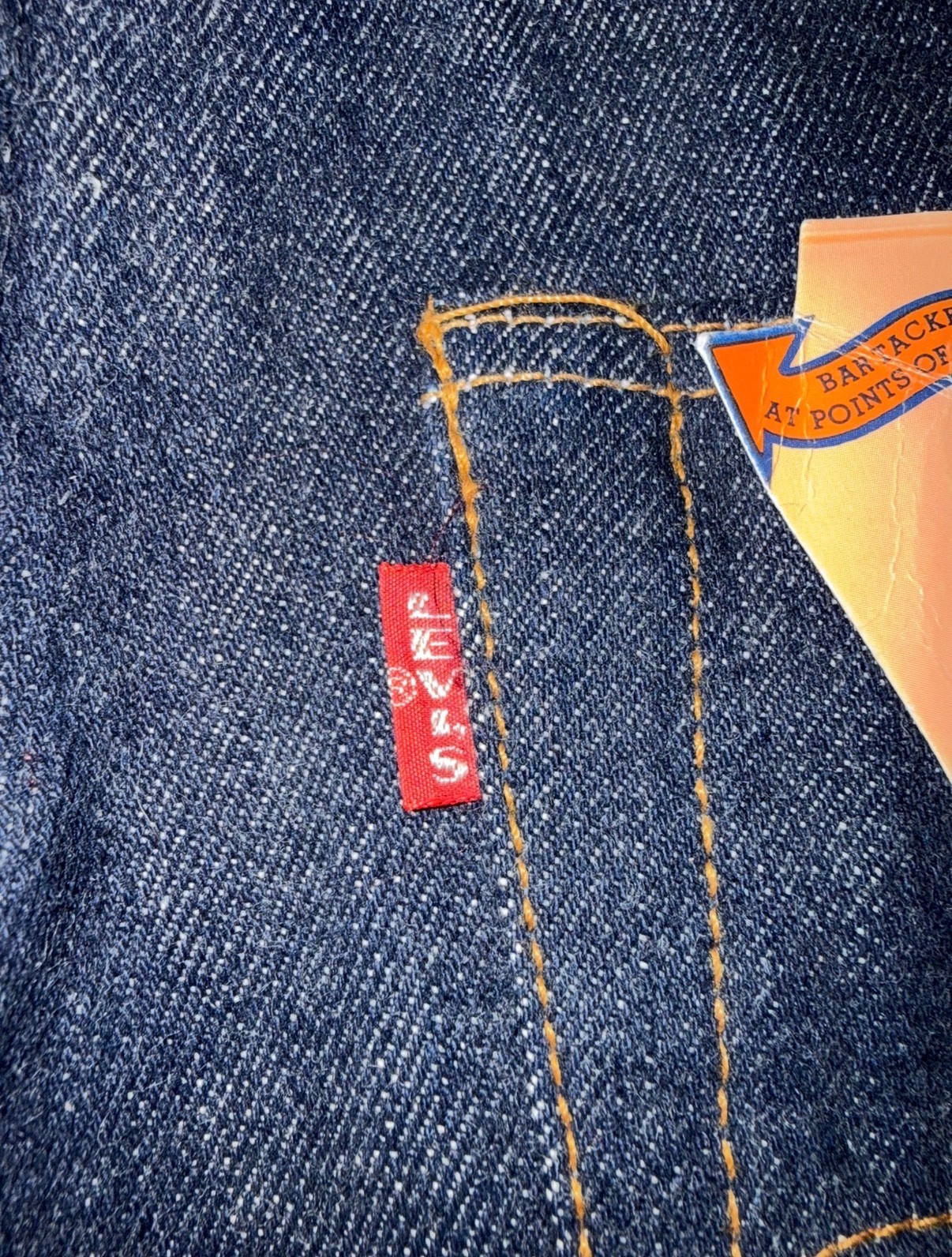 Levis 502-0117 1960s vintage bigE DEADSTOCK W36 L34 jeans image 5