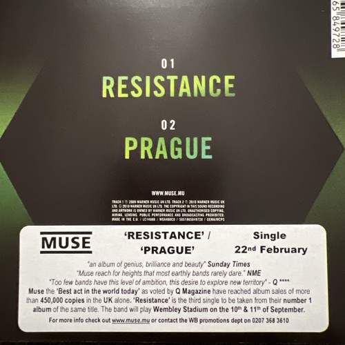 PROMO Muse – Resistance 2010 Europe Cdr - Foto 3 di 7