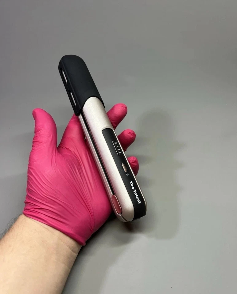 Akku Haarglätter Mini Lockenstab Schnellheizplatte 200°C Reisefertig