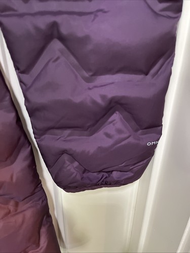 Women XL Columbia Walker Mill FS Long Jacket Hood Purple Puffer Duck Down New - Picture 6 of 19