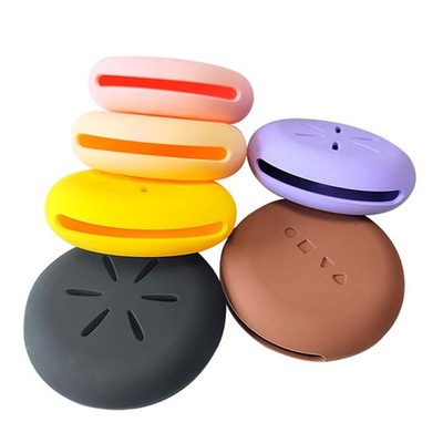 Puff-Storage-Specific Lightweight Easy-To-Open Round Breathable Puff Storage Box