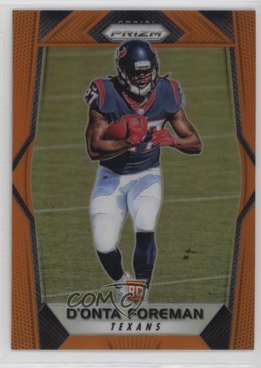 2017 Panini Prizm Rookies Orange Prizm 145/275 D'Onta Foreman #273 3n1