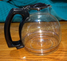 6 Cup Replacement Glass Carafe Black Coffee Pot