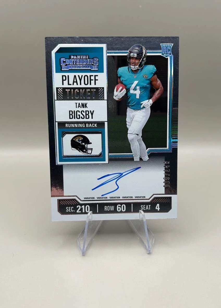 2023 Contenders Tank Bigsby Rookie Auto Playoff Ticket Autograph RC #'d /149
