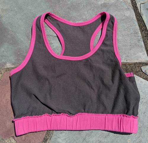 2018 Mighty Fine Overwatch D.Va Grey and Pink Sports Bra Women's Size M DVa OW2 - Picture 9 of 15