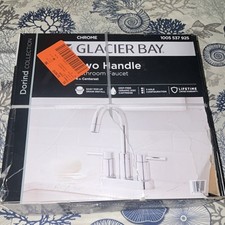 Glacier Bay Dorind Collection Centerset Bathroom Faucet Chrome Lever HD67110W