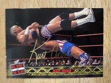 KURT ANGLE WWE RAW IS WAR TRADING CARD FLEER 2001