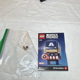 LEGO BrickHeadz Captain America Complete Set (41589) with Instructions