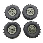 <!--F#f_0-->Replacement 2 Pair Original Rubber Wheel Tire for WPL B-36 B36 RC Car Ural Truck<!--F/-->