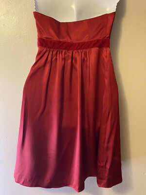 HOCO/Prom/Formal Banana Republic women red dress size 0/Petite Brand New  Short | eBay