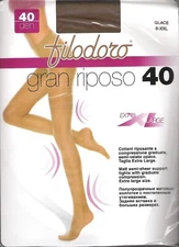 Italian Filodoro Gran Riposo 40 Pantyhose. Support. All Sizes/Colors. Rare XXL