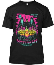 NWT Have You Seen The Mothman Terror From The Skies Vintage T-Shirt Size S-3XL