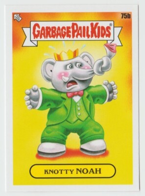 2022 Topps Garbage Pail Kids Book Worms #75b Knotty Noah