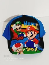 Nintendo Super Mario Bros Baseball Cap KIDS Gamer Adjustable Toad Luigi BOYS