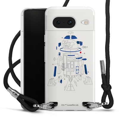 DeinDesign Handykette Google Pixel 8 R2D2 Explosionszeichung StarWars 8