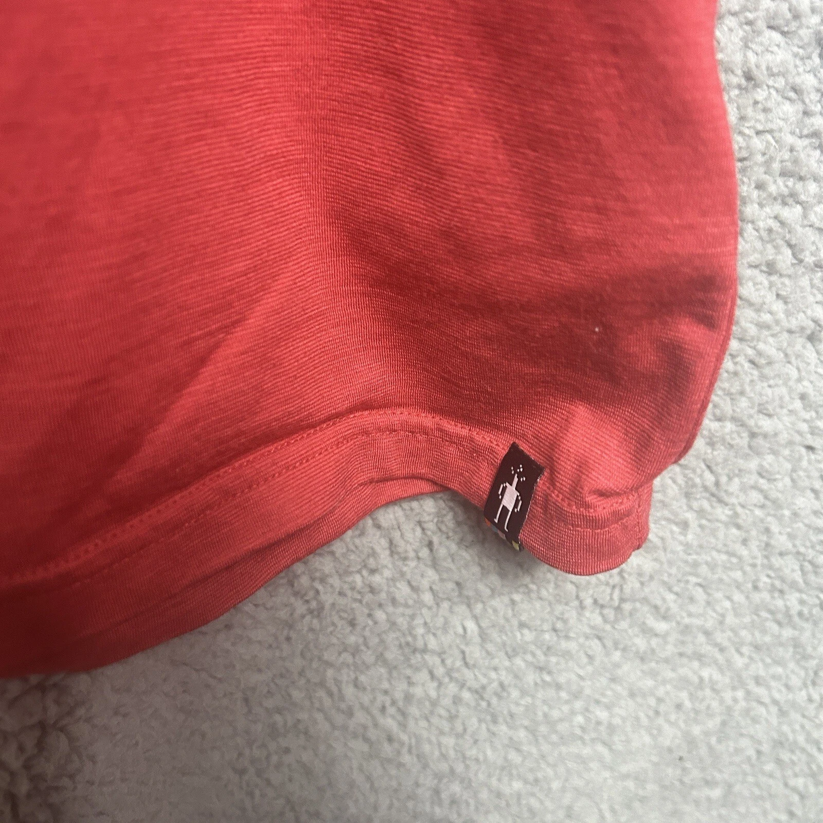 smartwool solid short sleeve pullover logo shirt