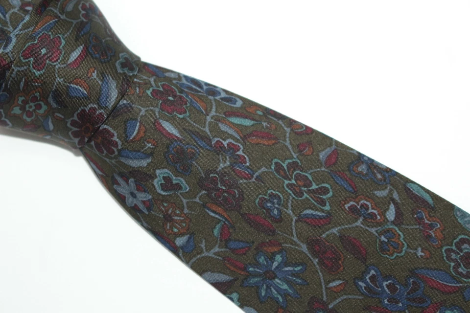 Шелковый галстук AQUASCUTUM сделано в Италии F70731 - Изображение 3 из 4