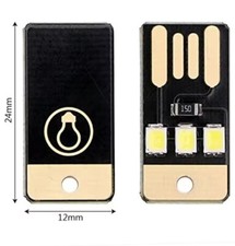 5x Mini USB LED Stick Superhell Nachtlicht für PC Laptop Tastatur Kaltweiß Licht