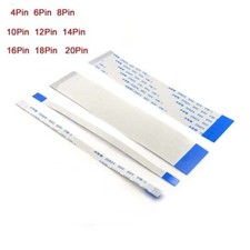 5Pcs Flexible Flat Cable Ribbon Wires FFC 4 6 8 10-20Pin Long 6cm-40cm AWM 20624