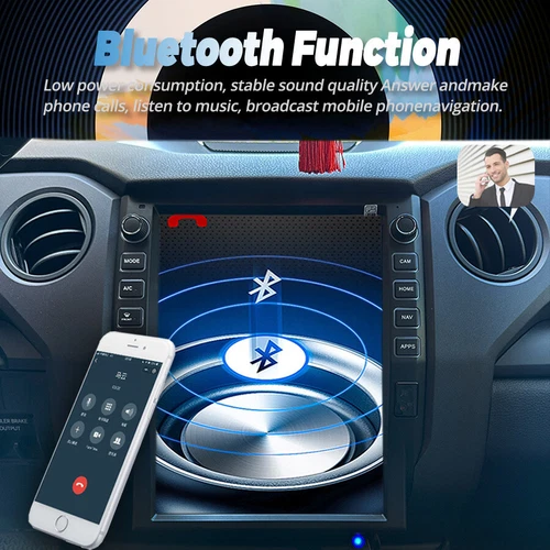 12.1" Carplay Android Car Stereo Gps Radio Tesla Style For Toyota Tundra 2014-21 - Picture 7 of 15