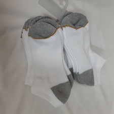 Womens 10 Pack White No Show Athletic Socks Unbranded Size 4-9