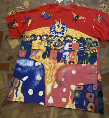 Santana Vintage T Shirt AOP Heaven Smiles Mosquitohead Santana Vintage T Shirt AOP Heaven Smiles Mosquitohead