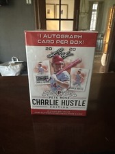 2020 Leaf PETE ROSE Charlie Hustle Edition Factory Sealed Box-Pete Rose AUTO !! 