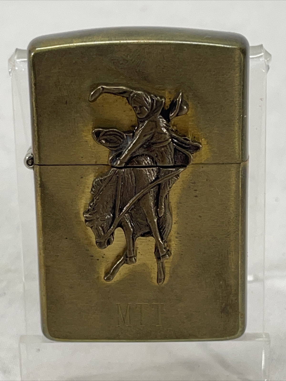 Briquet Zippo Marlboro Promotionnel 1997 - Laiton Poli Haute Brillance, Jamais Allumé (unfired) - Collector Rare