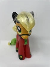 2010 MLP Little Pony Power Ponies Mistress Mare-velous Applejack Toy Figure Red 
