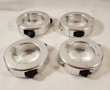 1 1/4" ALUMINUM LOCK COLLARS  Split Collar Axle Collars Go Kart Racing QTY 4