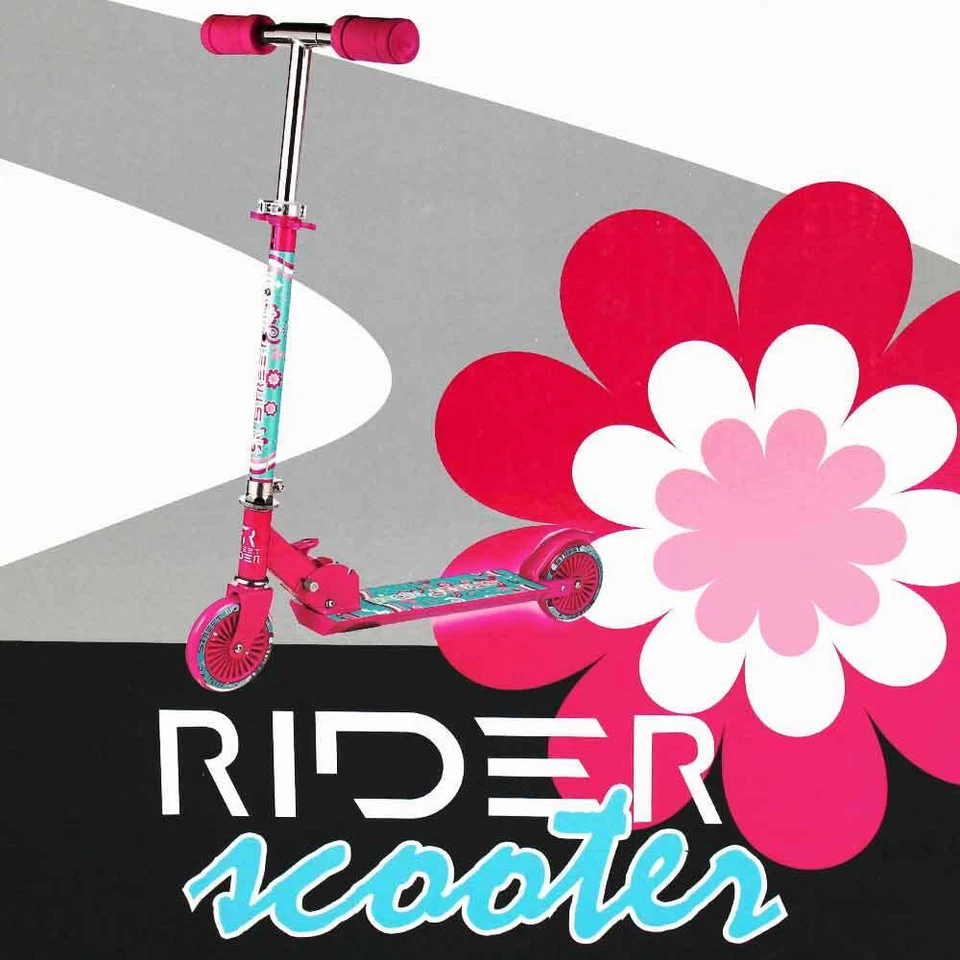 Cityroller pink Kinder mit ABEC 7 Lagern - bis 50 kg Roller Kinder aus Aluminium - Bild 4 von 4