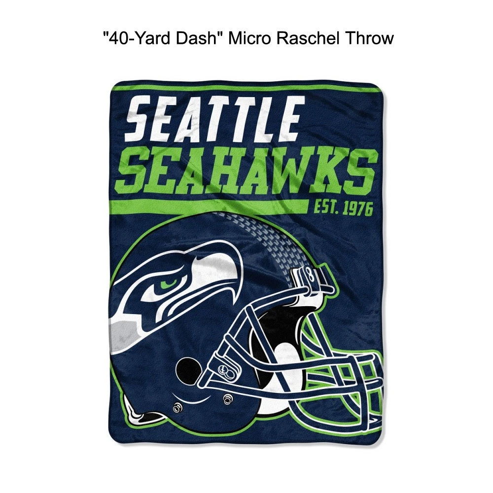 Pick Your Team Dash Micro Raschel Throw Blanket