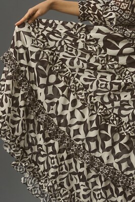 vineet bahl off the shoulder printed cape dress Vineet Bahl Cape Dress