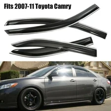 Fits 2007-2011 Toyota Camry JDM 3D Wavy Mugen Style Window Visor Rain Guard Vent