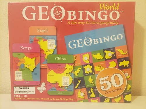 Geo Bingo World Board Game