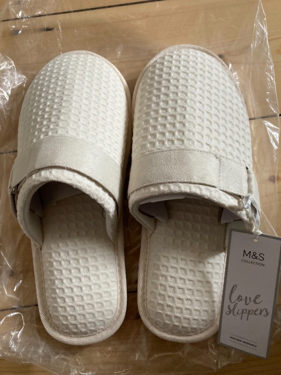M&s vegan slippers sales