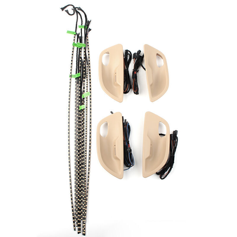 Interior LED Ambient Door Light Stripes Fits BMW 5 Series F10/ F11 Blue