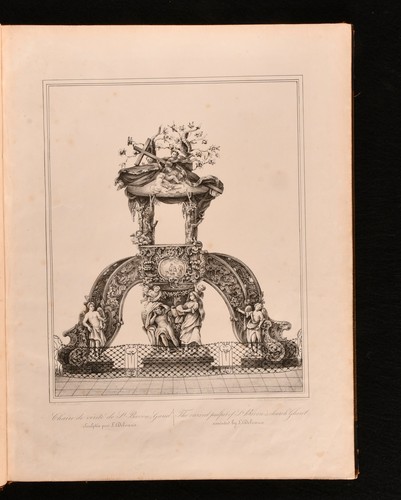 c1890 Pulpits of Belgium Illustrated Lithograph Plates - Bild 2 von 8