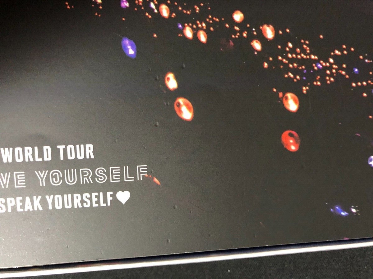 BTS WORLD TOUR LONDON LOVE YOURSELF SPEAK YOURSELF DVD FULL SET