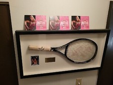NICOLE VAIDISOVA GAME USED SIGNED WIMBLEDON 2005 TENNIS WTA RACQUET FRAMED YONEX