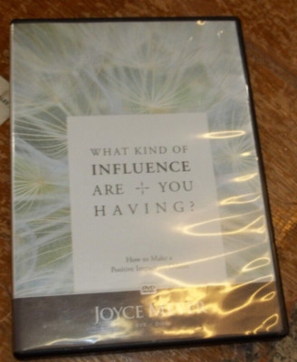 JOYCE MEYER DVD D168 WHAT KIND OF INFLUENCE ARE YOU HAVING CHRISTIAN (WL35-1)