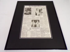 New York Times June 19 1983 Framed 16x20 Front Page Poster Sally Ride Challenger