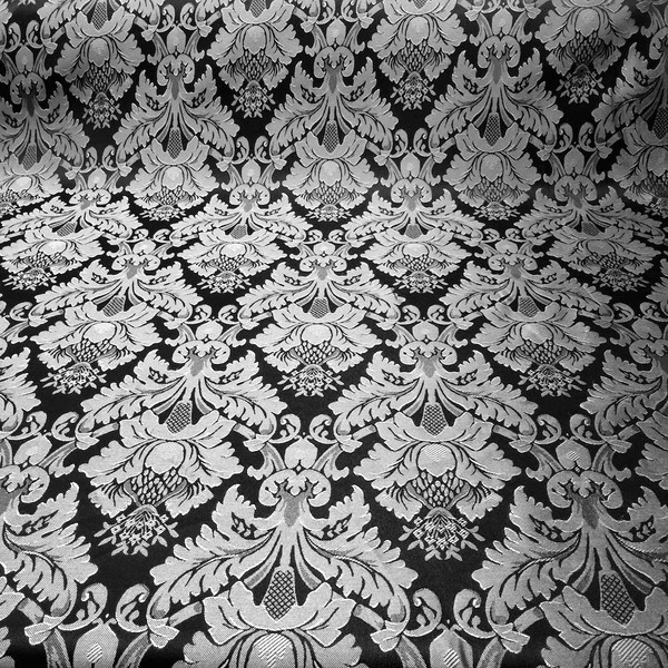 Tela Floral Brocado Flor Jacquard Damasco 118" Por Yarda - ¡MUCHOS COLORES! Foto 2 de 3