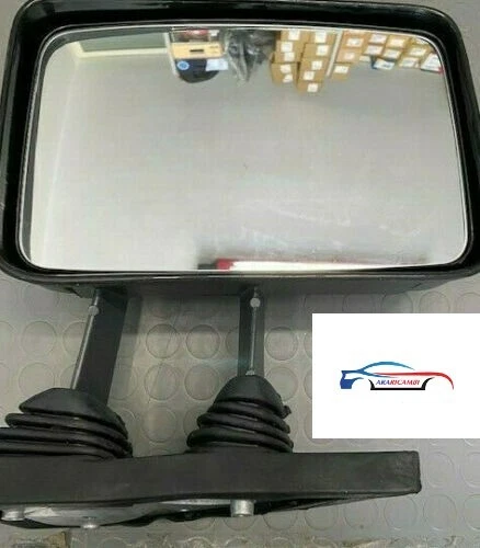 2 x  SPECCHIO SPECCHIETTO RETROVISORE SX IVECO DAILY 89 > 99 MANUA CORTO GRIGIO  - Immagine 2 di 4