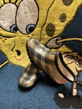 Burberry Size 35-3 Women's Nova Check Ankle Rain Boots