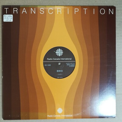 RADIO CANADA INTERNATIONAL Biko LP RCI RE-1282 TRANSCRIPTION NM