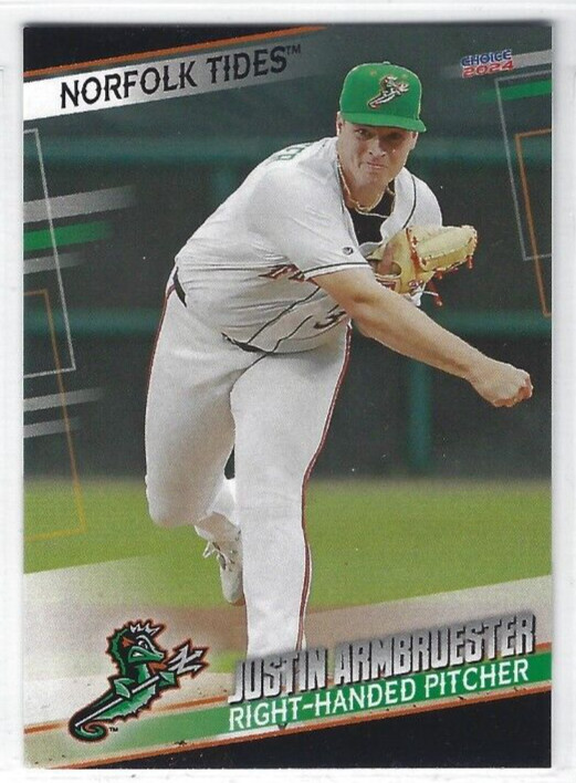 2024 Norfolk Tides (Triple-A Baltimore Orioles) Justin Armbruester