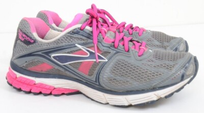 Brooks Ravenna Womens Running Shoes Gray/Pink Sneakers Size
